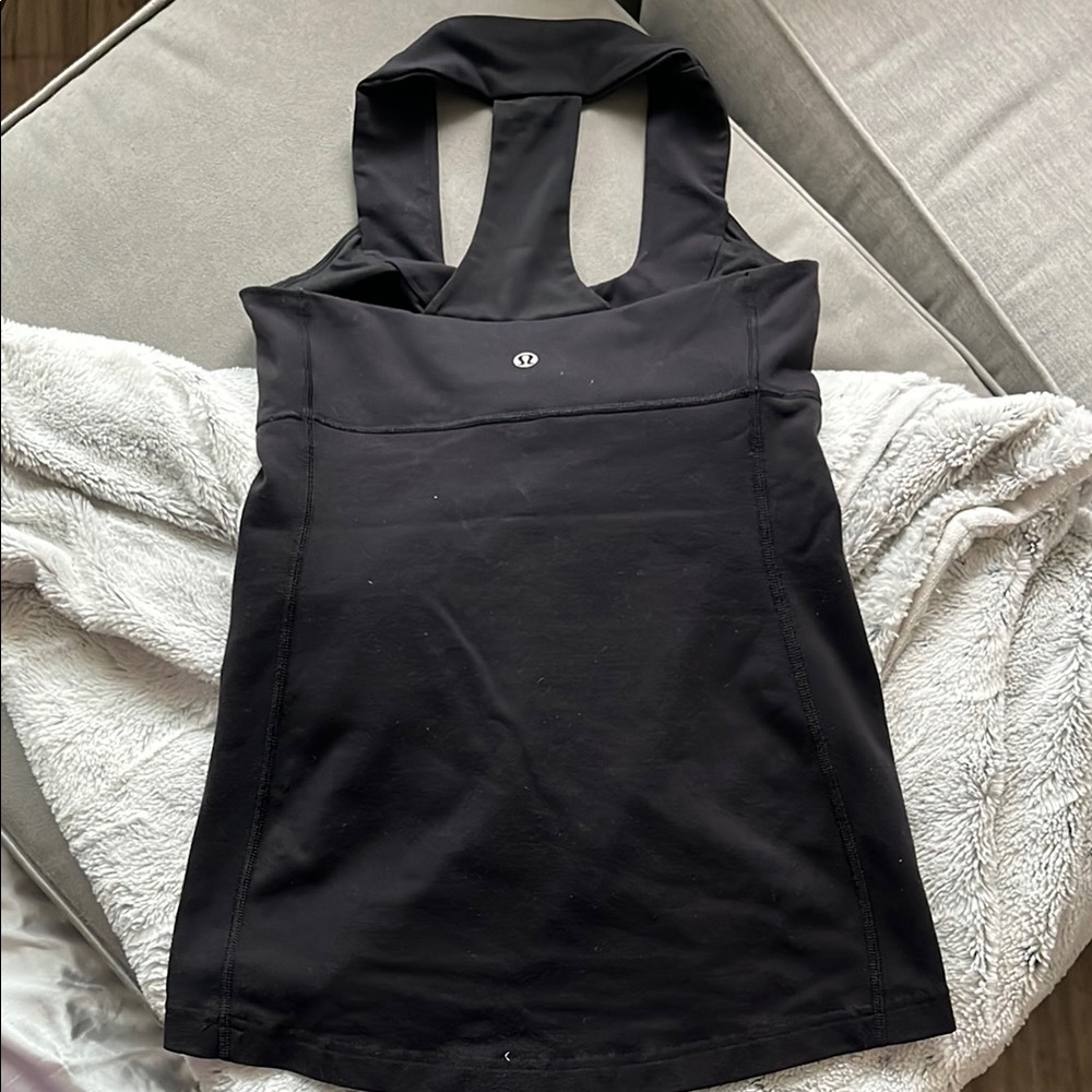 Black Athletic Tank Top